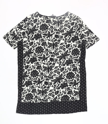 Laura Ashley Women’s Black Floral Dress Size 16