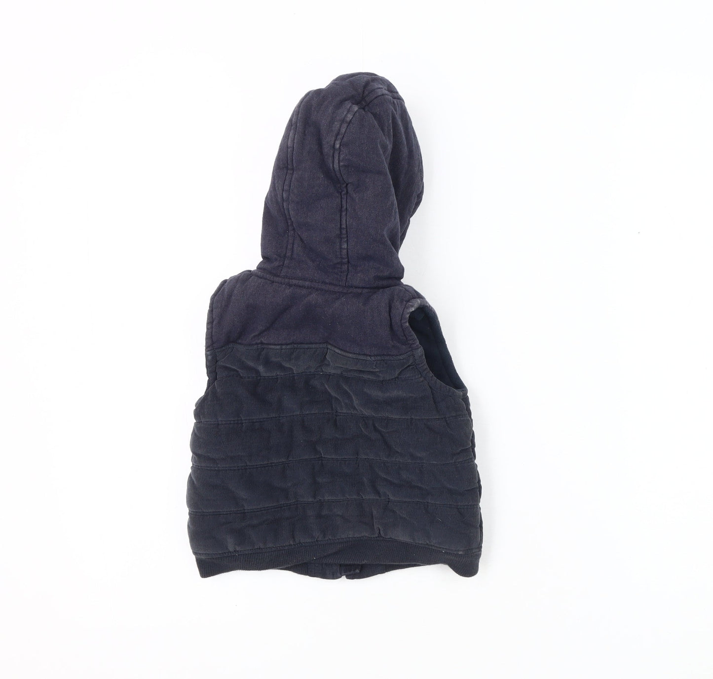 Disney Unisex Blue Puffer Jacket 9-12 Months Hooded