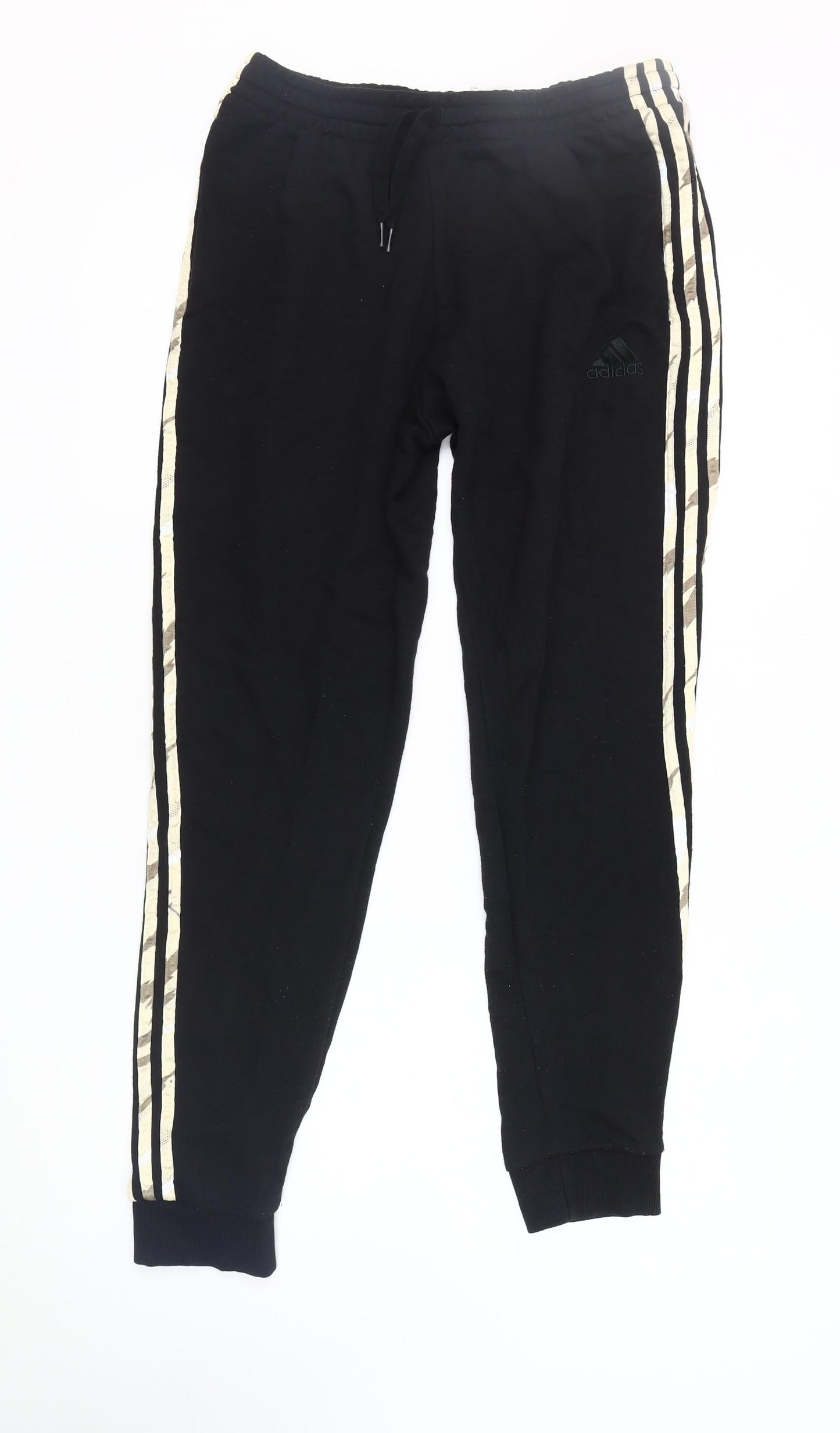 Adidas Men's Black Joggers, M, Elastic Waist