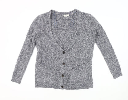 Fat Face Women's Grey Cardigan V-Neck Size 6