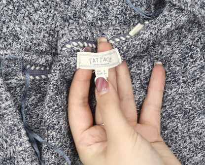 Fat Face Women's Grey Cardigan V-Neck Size 6