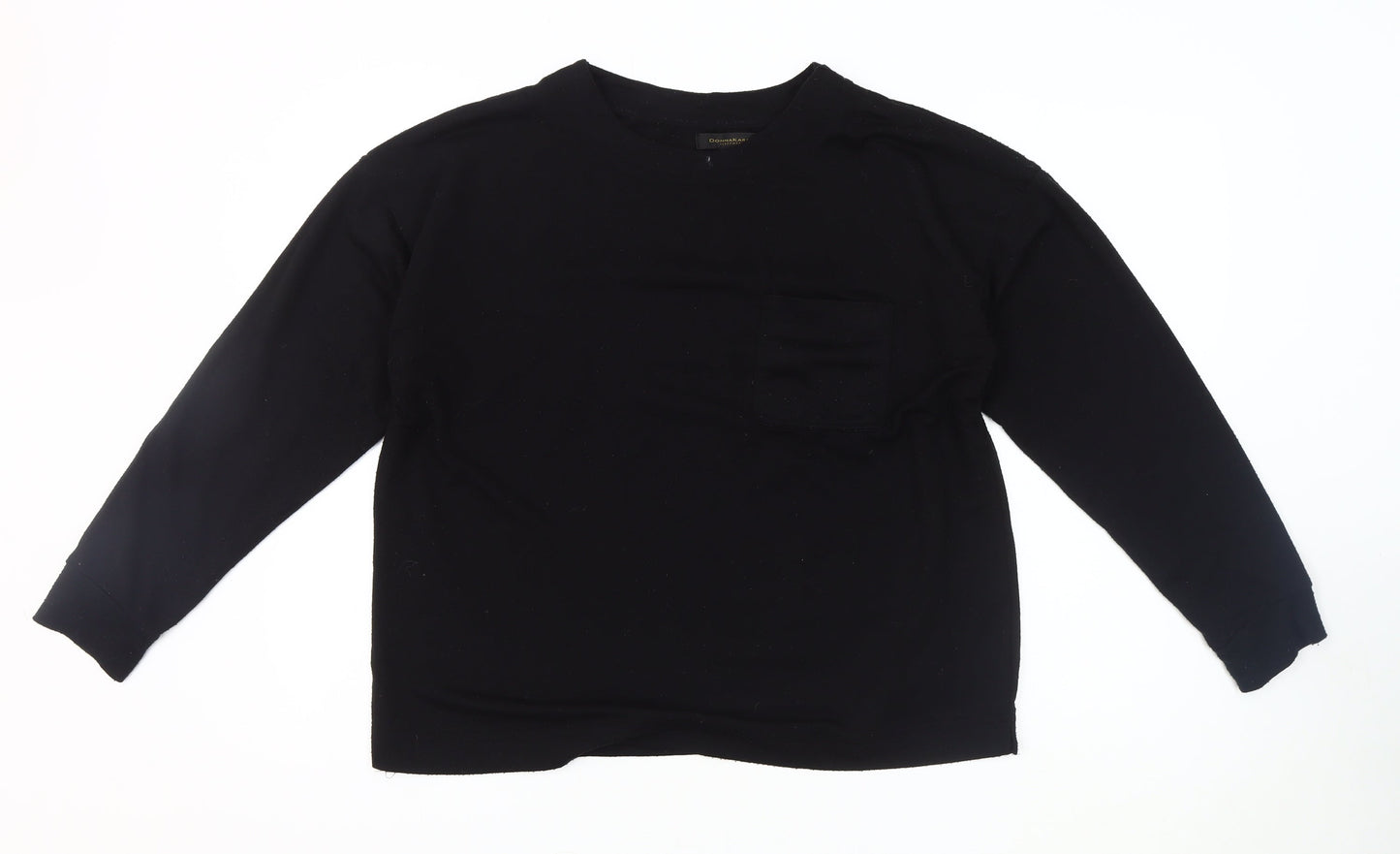 Donna Karan Women's Black Pyjama Top M T-Shirt Style