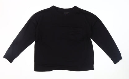 Donna Karan Women's Black Pyjama Top M T-Shirt Style