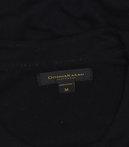 Donna Karan Women's Black Pyjama Top M T-Shirt Style
