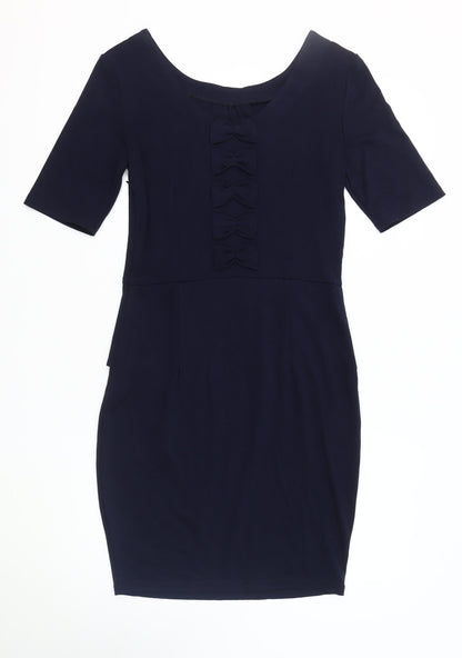 Sugarhill Boutique Women's Blue Sheath Dress Size 12