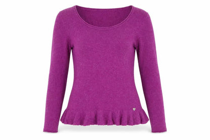 Womens UK Size 12 No Data Purple Pullover Jumper