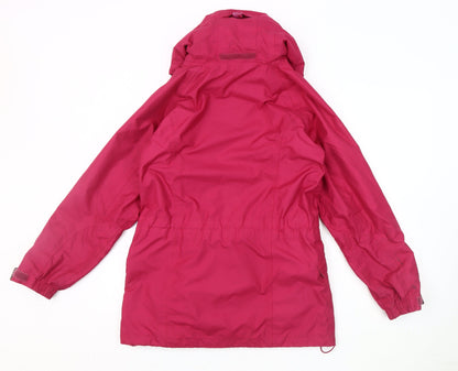 Womens UK Size 10 Peter Storm Red Parka Coat