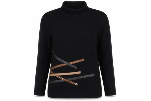 Womens UK Size L Chianti Black Pullover Jumper