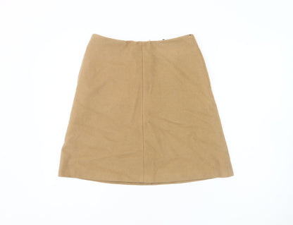 Boden Women's Beige A-Line Skirt, Size 10