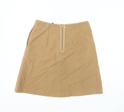 Boden Women's Beige A-Line Skirt, Size 10