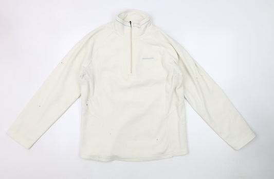 Craghoppers Women's White Fleece Sweatshirt, Size 14
