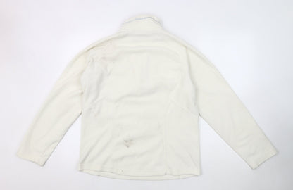Craghoppers Women's White Fleece Sweatshirt, Size 14
