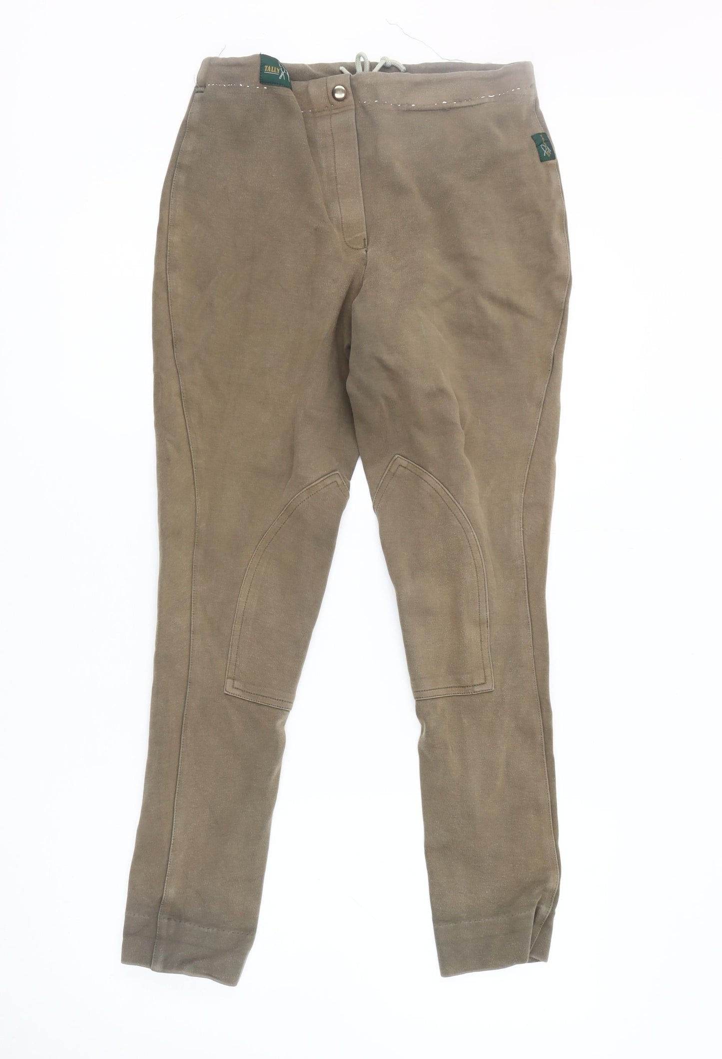 Tally Ho Women's Brown Slim Fit Trousers Size 30R