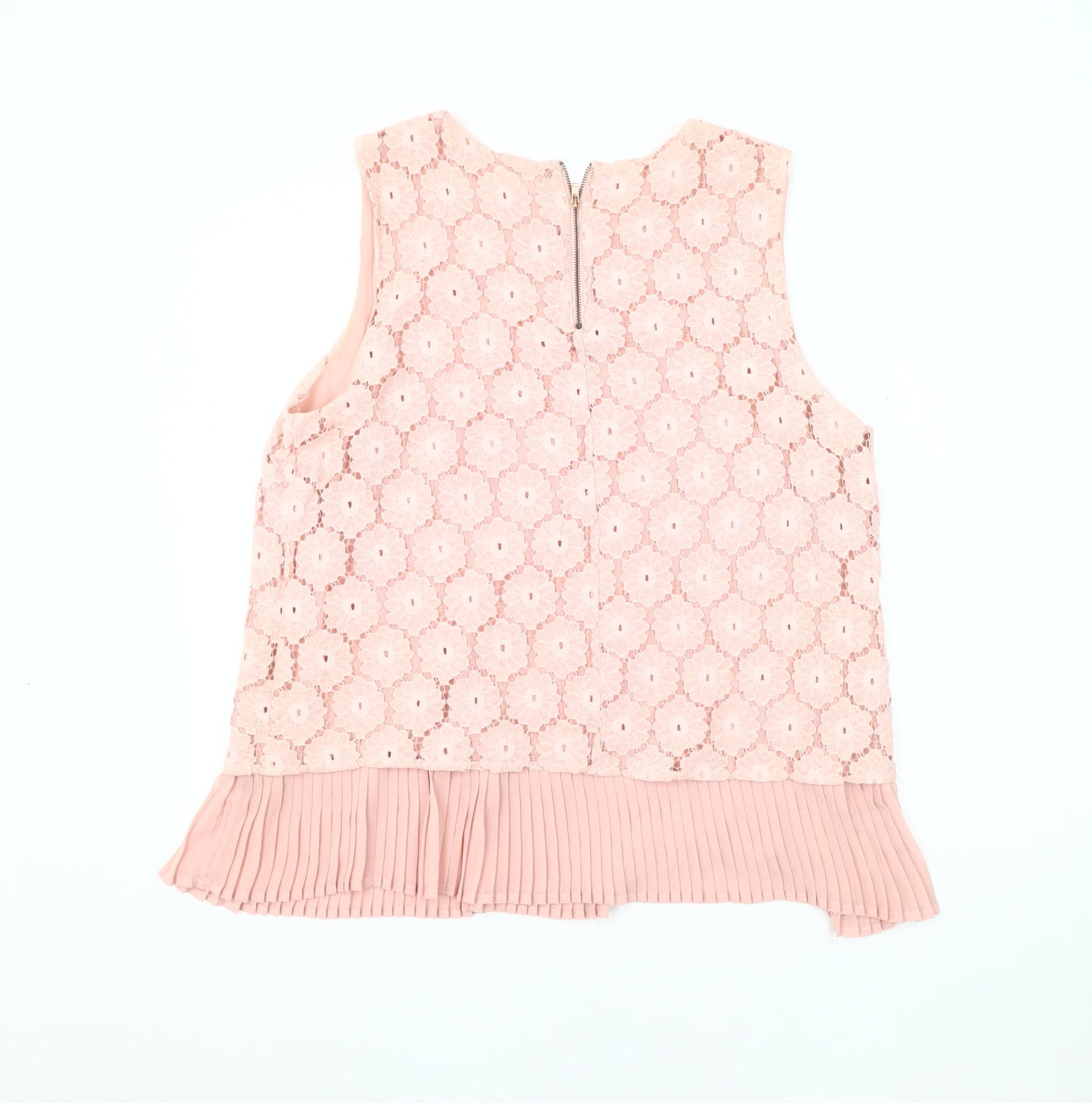 Anthology Women's Pink Lace Camisole Blouse, Size 14