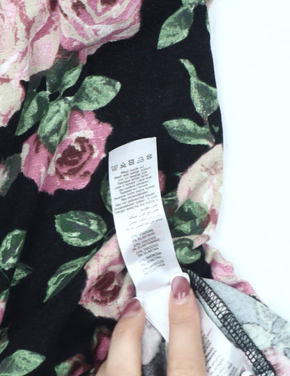 New Look Women's Multicoloured Floral Bodycon Dress, Size 8