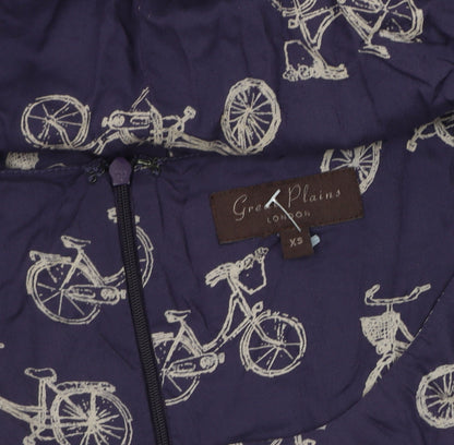 Great Plains Women's Purple XS Fit & Flare Dress