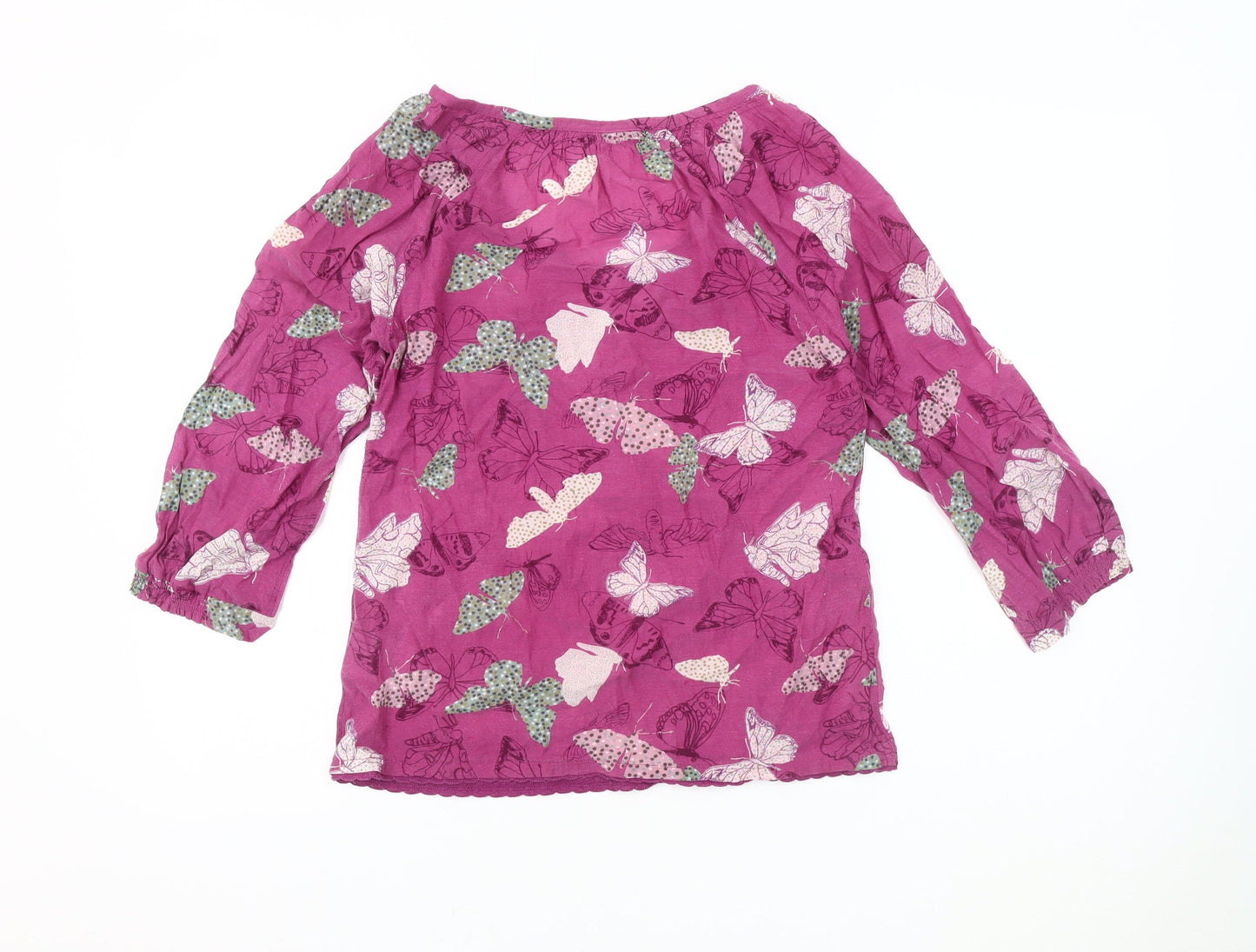 Womens UK Size 8 White Stuff Purple Basic Blouse
