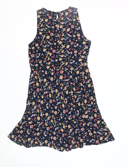 J.Crew Mercantile Women's A-Line Floral Dress Size 10