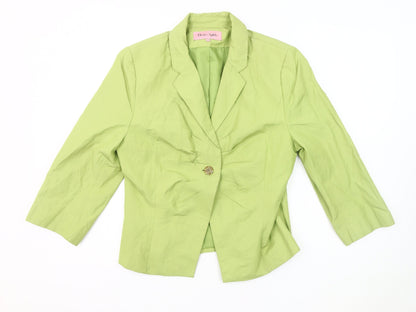 Phase Eight Women's Green Blazer Size 14