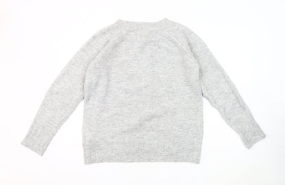 Reserved Men’s Grey Cable-Knit Pullover Jumper S