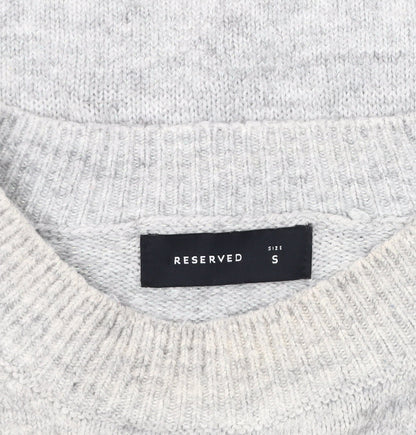 Reserved Men’s Grey Cable-Knit Pullover Jumper S