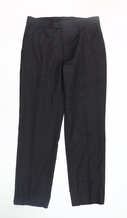 John Lewis Men's Black Dress Pants, Size 34