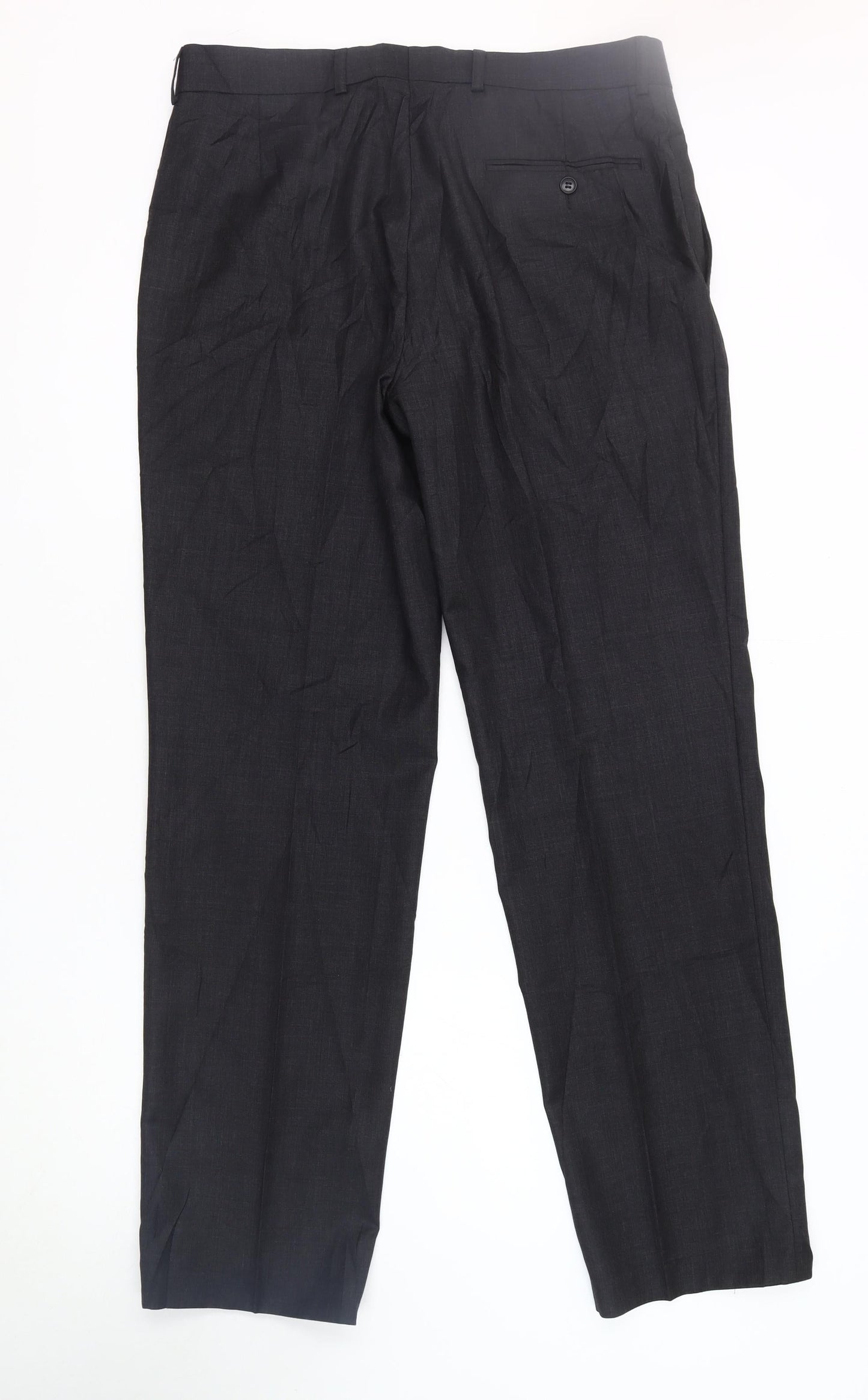 John Lewis Men's Black Dress Pants, Size 34