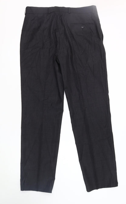 John Lewis Men's Black Dress Pants, Size 34