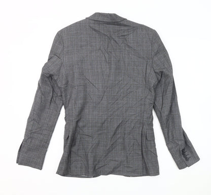 Mens UK Size 34 limehaus Regular Grey Suit Jacket