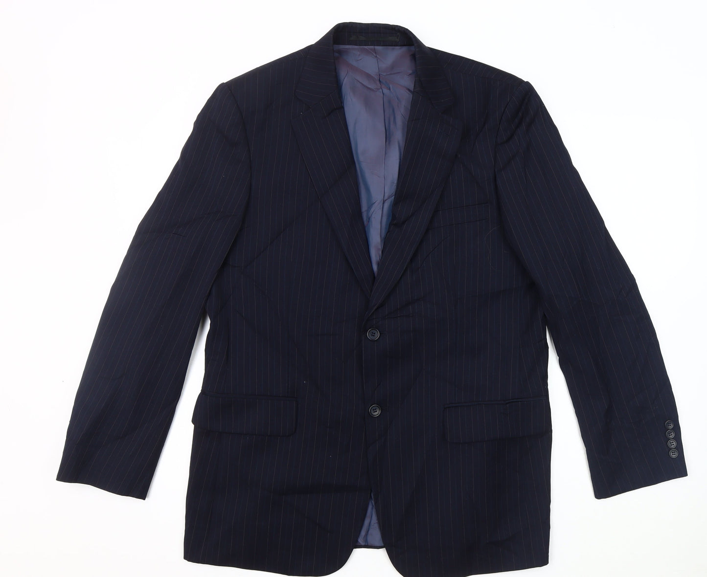 Mens UK Size 40 Brook Taverner Regular Blue Suit Jacket