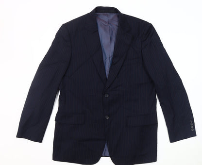 Mens UK Size 40 Brook Taverner Regular Blue Suit Jacket