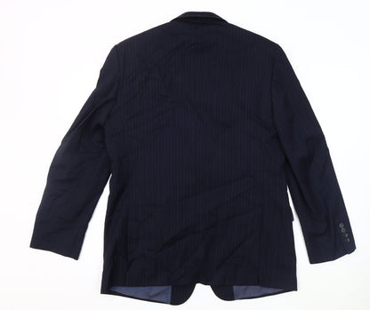 Mens UK Size 40 Brook Taverner Regular Blue Suit Jacket