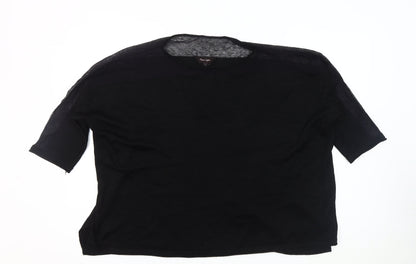 Womens UK Size L Phase Eight Black Basic Blouse