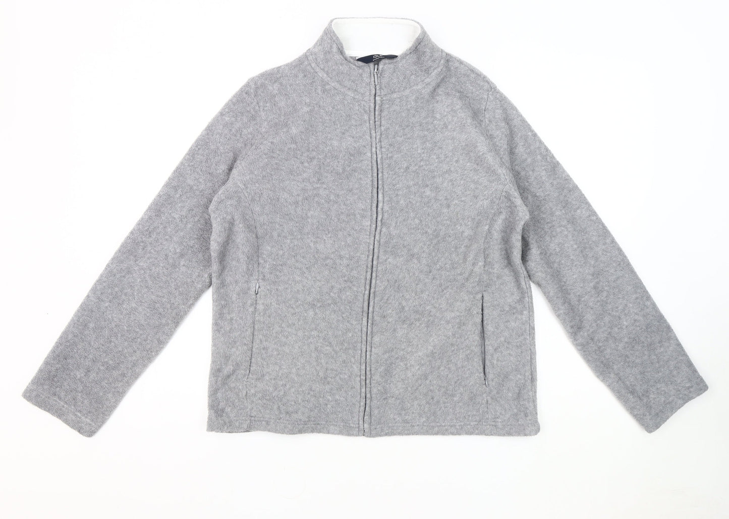 Unisex Adults UK Size M Isle Essentials Grey Basic Jacket