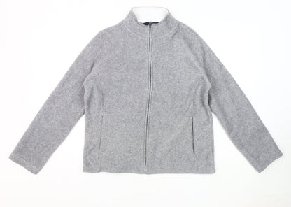 Unisex Adults UK Size M Isle Essentials Grey Basic Jacket