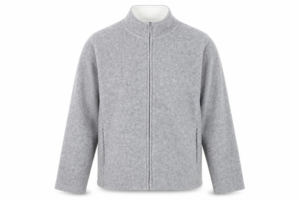 Unisex Adults UK Size M Isle Essentials Grey Basic Jacket