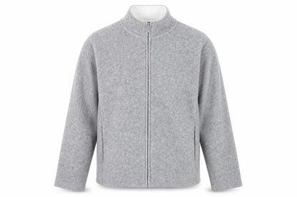 Unisex Adults UK Size M Isle Essentials Grey Basic Jacket