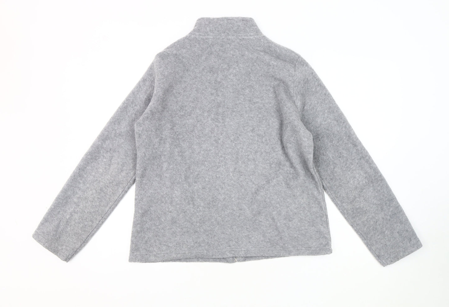 Unisex Adults UK Size M Isle Essentials Grey Basic Jacket