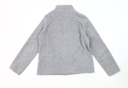 Unisex Adults UK Size M Isle Essentials Grey Basic Jacket