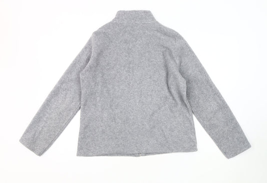 Unisex Adults UK Size M Isle Essentials Grey Basic Jacket