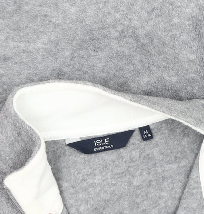 Unisex Adults UK Size M Isle Essentials Grey Basic Jacket