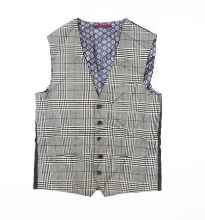 Mens UK Size 36 NEXT Regular Multicoloured Suit Waistcoat