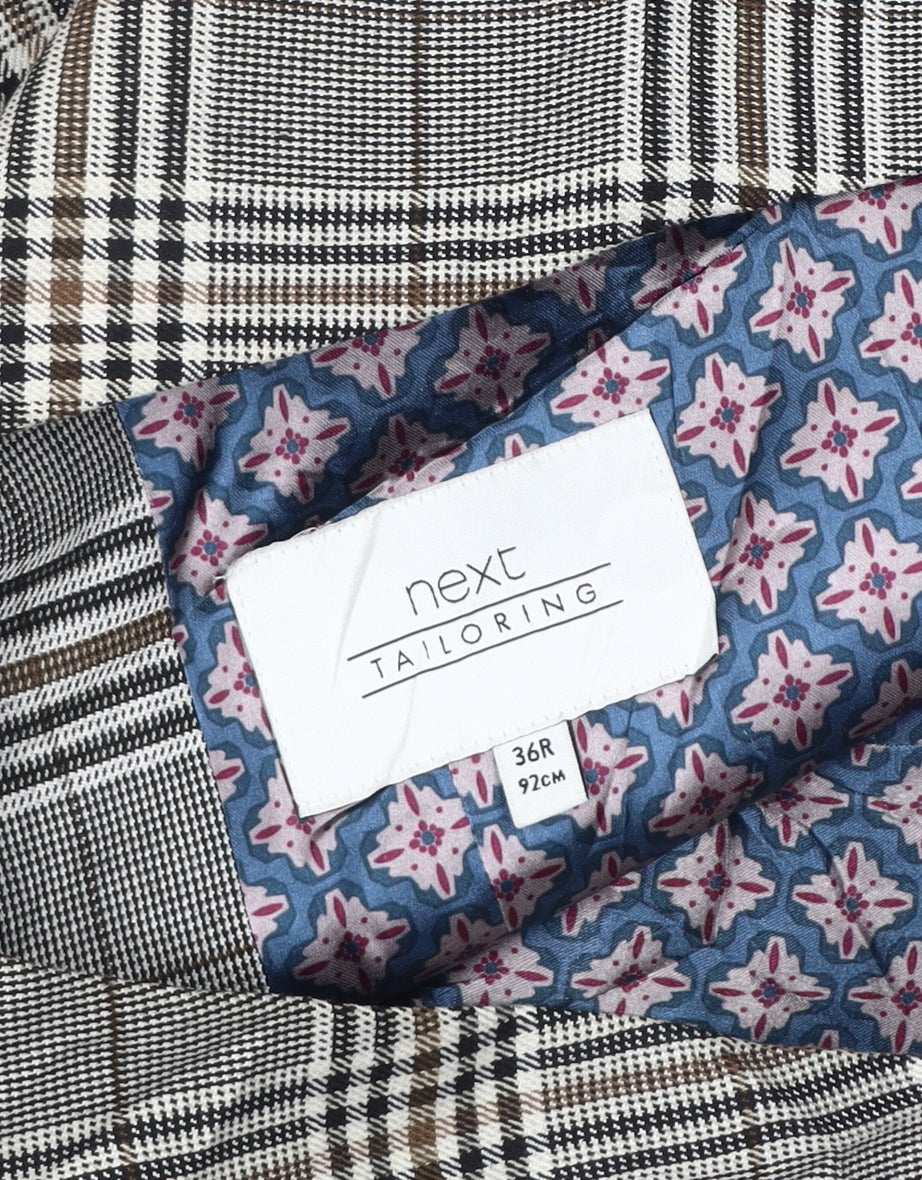 Mens UK Size 36 NEXT Regular Multicoloured Suit Waistcoat