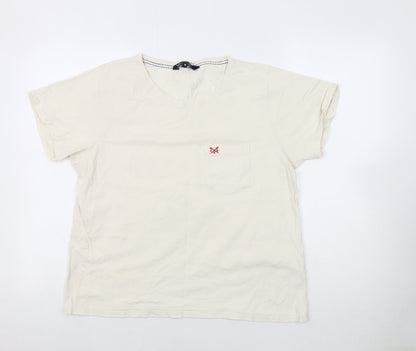 Womens UK Size 16 J.CREW White Basic T-Shirt