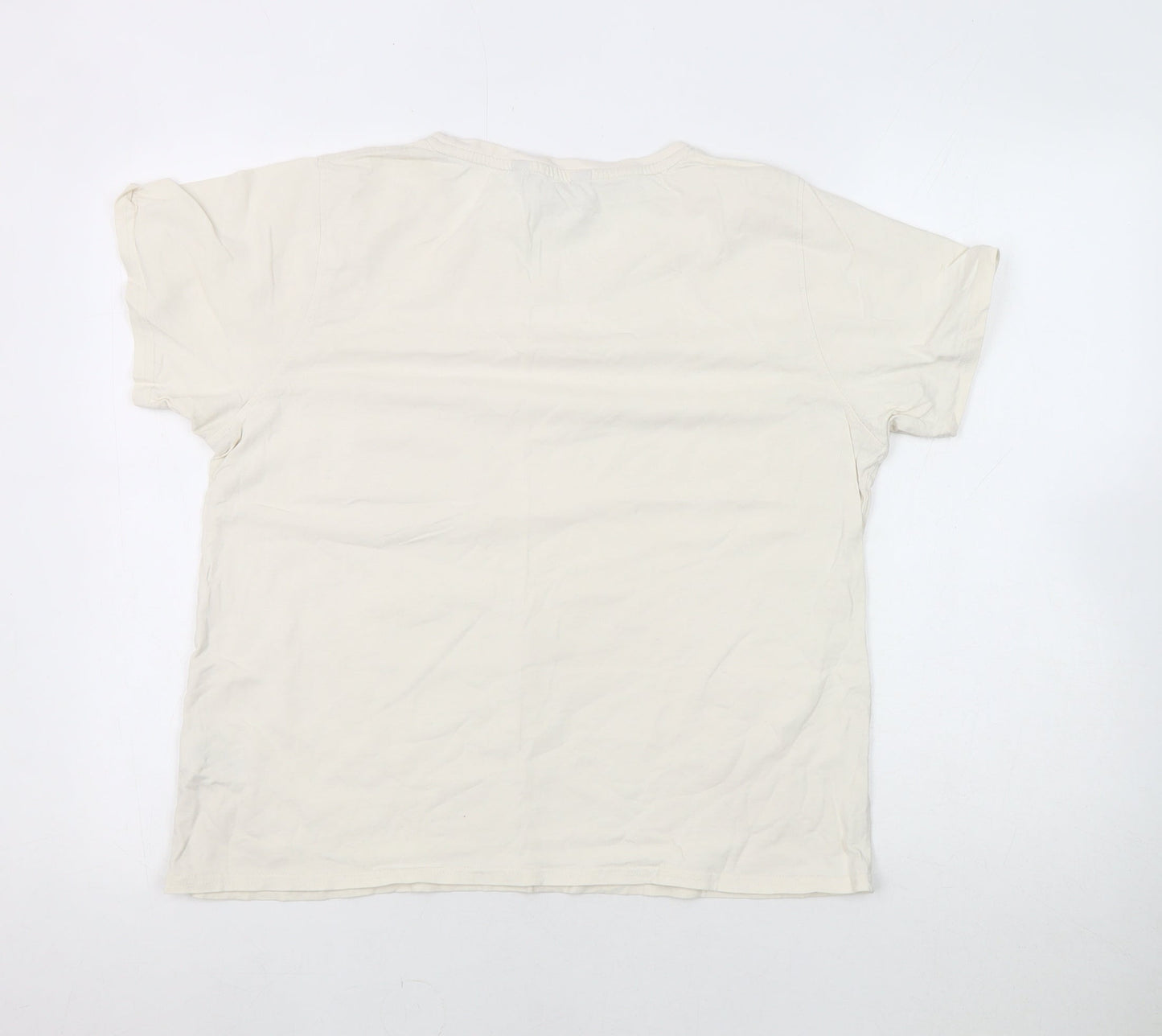 Womens UK Size 16 J.CREW White Basic T-Shirt