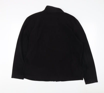 Mens UK Size L Campri Black Basic Jacket