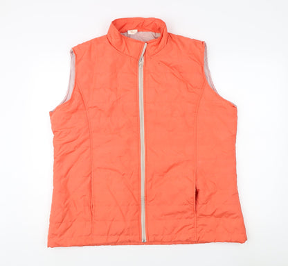 ANNE DE LANÇAY Women's Orange XL Basic Waistcoat