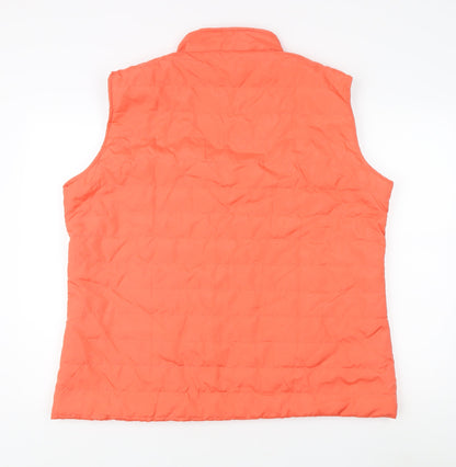 ANNE DE LANÇAY Women's Orange XL Basic Waistcoat