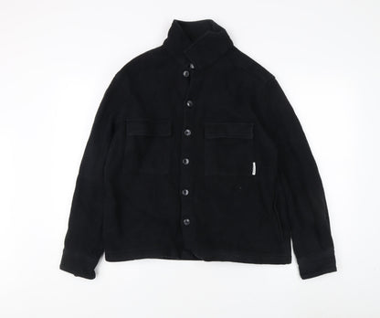Mens UK Size M NORDAM Black Basic Jacket