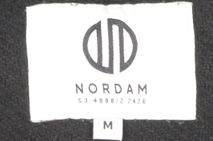 Mens UK Size M NORDAM Black Basic Jacket